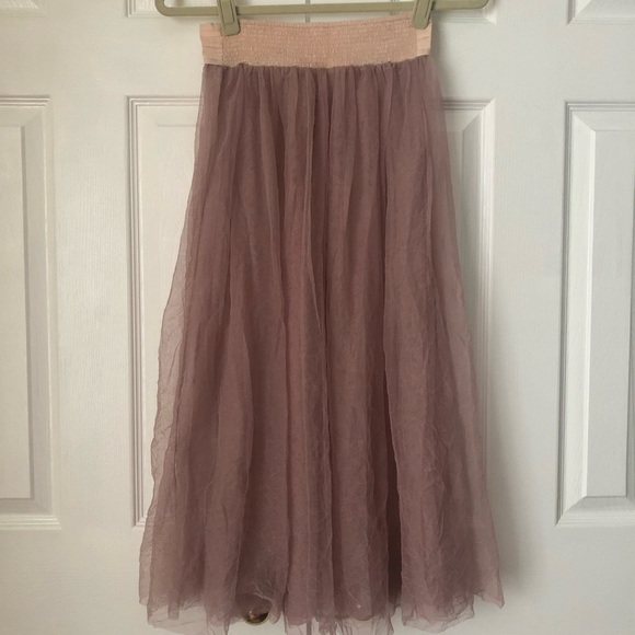 Free People Raw Tulle Skirt - Picture 3 of 6